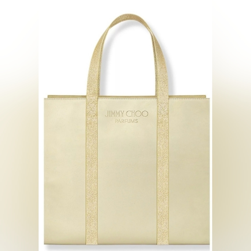Jimmy Choo Gold Tote Bag